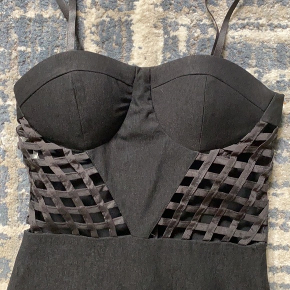 Black Mini Dress - Picture 2 of 5